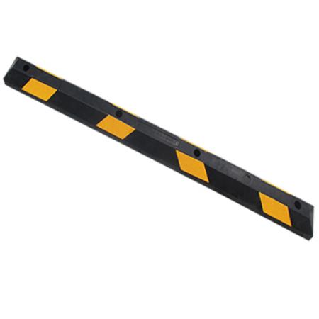 Tope para estacionamiento negro con amarillo 1.83cm